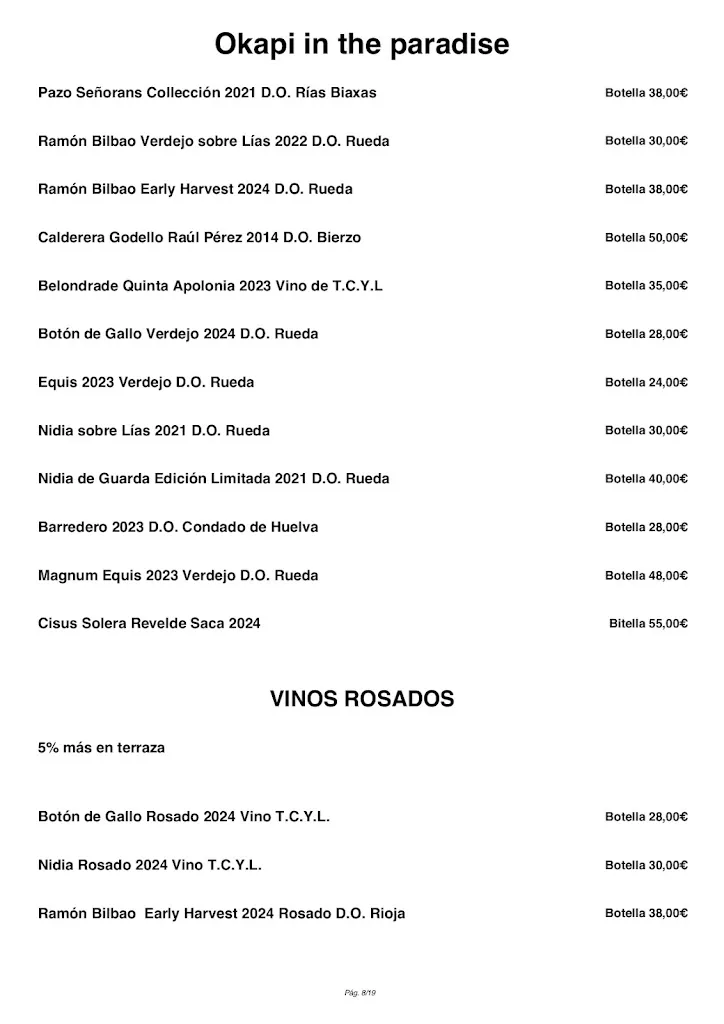 Menu_Okapi in the paradise_Ayamonte_image_3