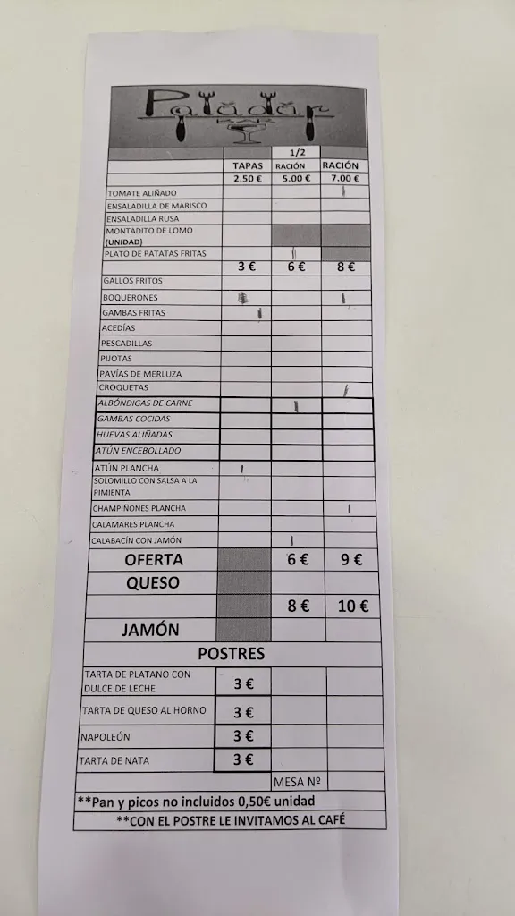 Menu_Peña Virgen del Rócio_Ayamonte_image_2