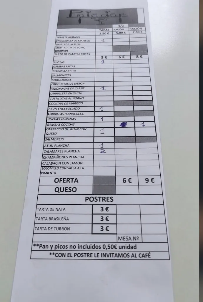 Menu_Peña Virgen del Rócio_Ayamonte_image_3