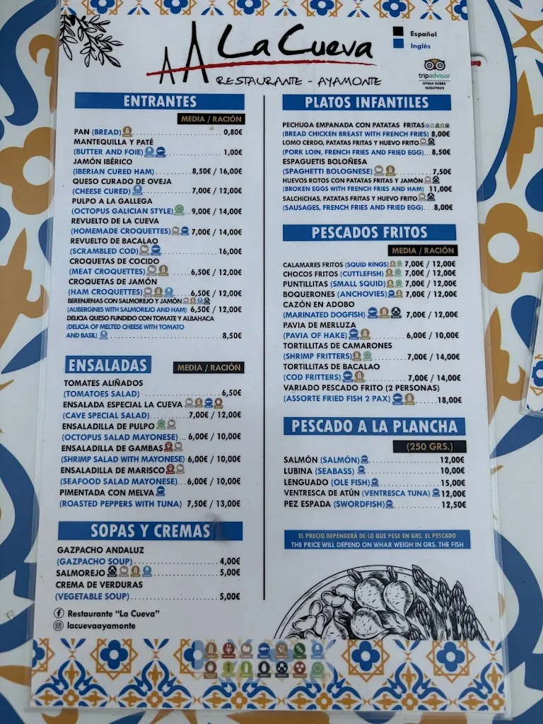 Menu_Restaurante la Cueva_Ayamonte_image_4