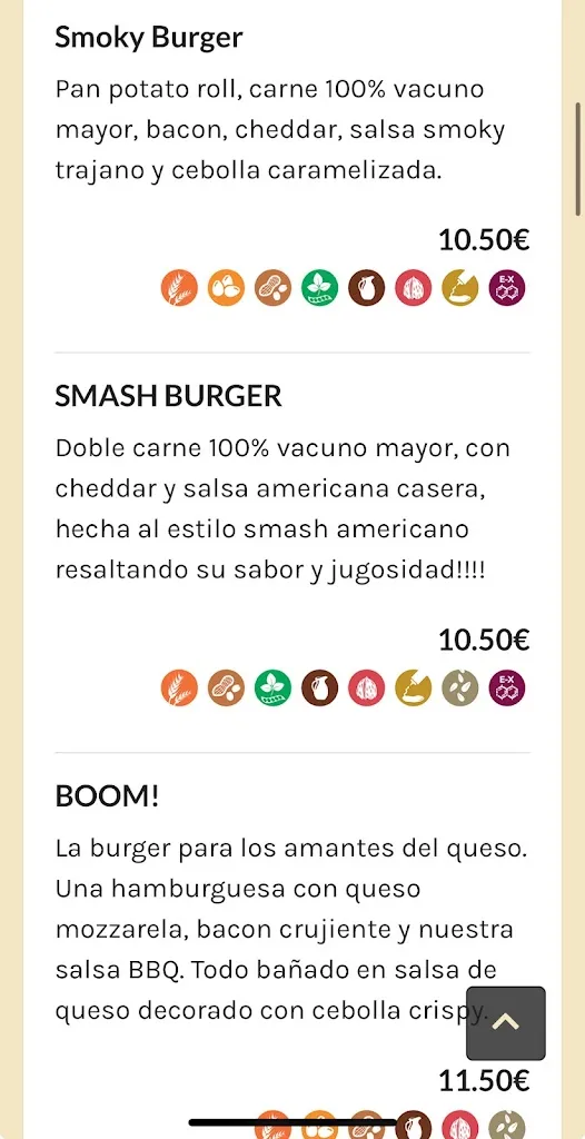 Menu_Vía Trajano Burgers_Ayamonte_image_1