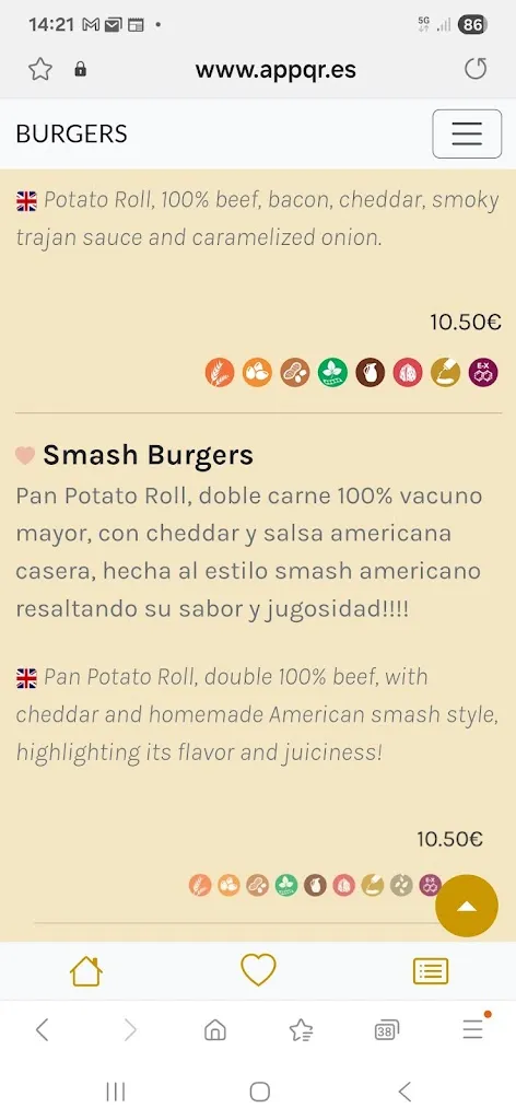 Menu_Vía Trajano Burgers_Ayamonte_image_2