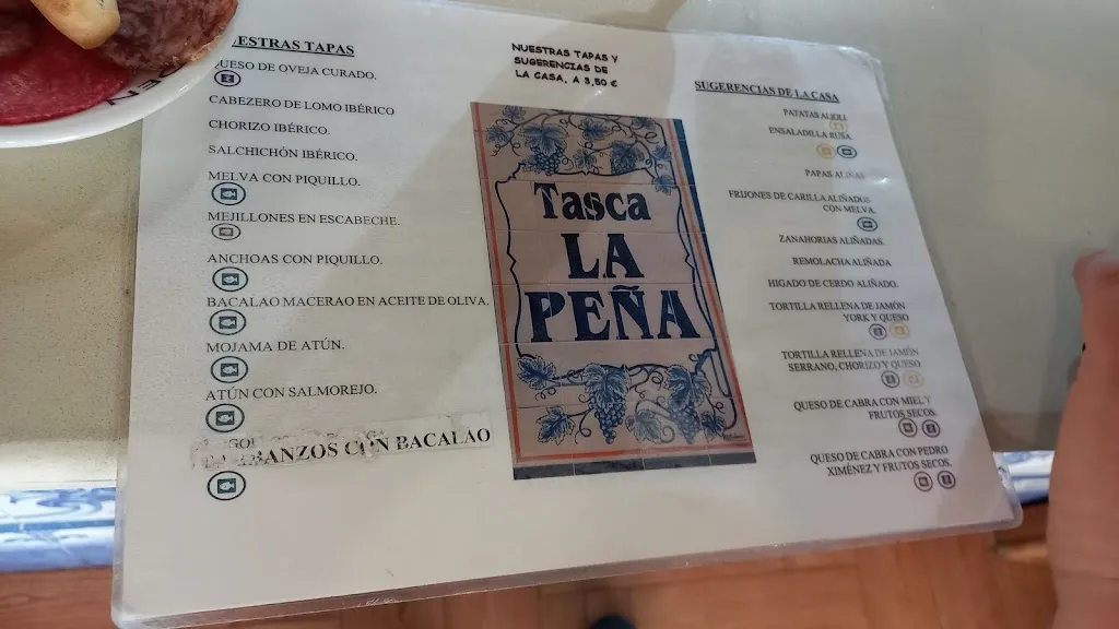 Menu_Tasca La Peña_Ayamonte_image_1