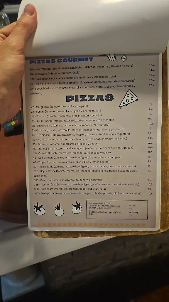 Menu_Pizzería La Pasta Gansa · Restaurante italiano_Ayamonte_image_2