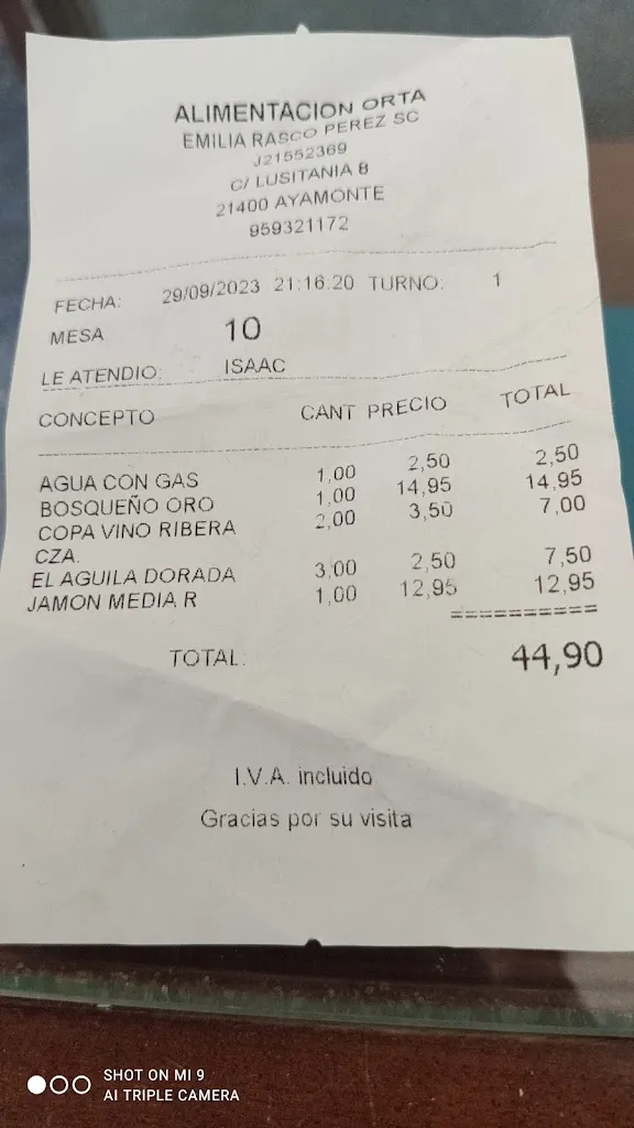 janette williams_Alimentación Orta Ultramarinos_Ayamonte_review