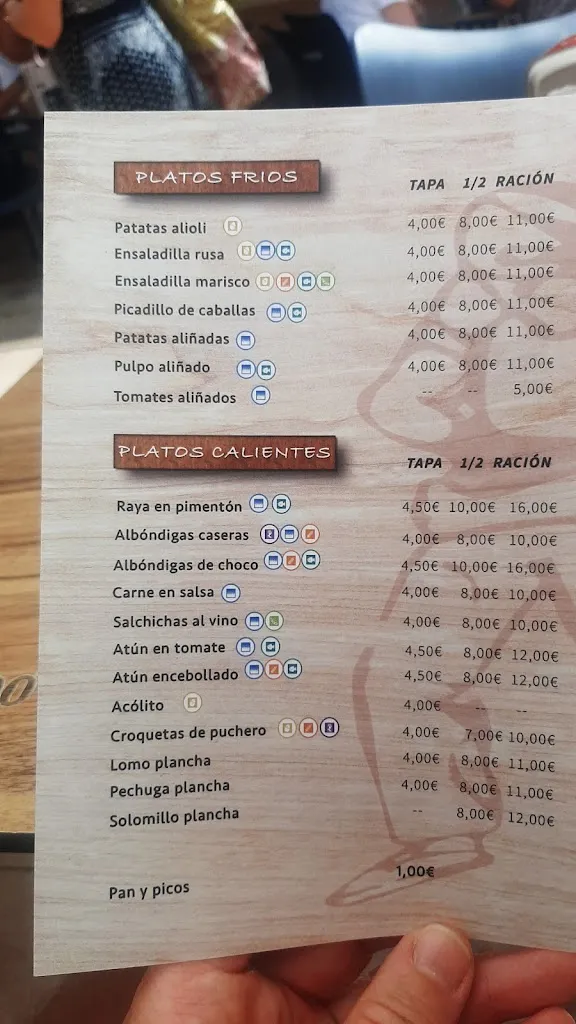 Menu_Restaurant El Costalero - Tapas Bar_Ayamonte_image_4