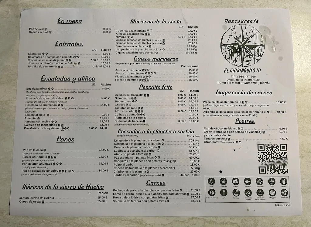 Menu_El chiringuito 3_Ayamonte_image_3