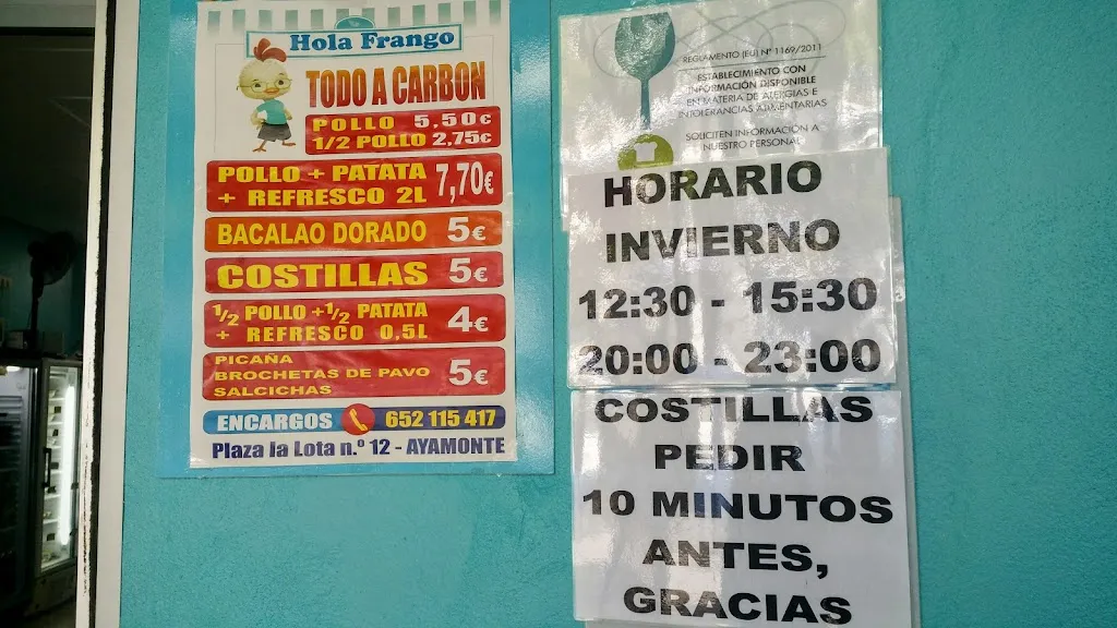 Menu_Hola Frango_Ayamonte_image_1