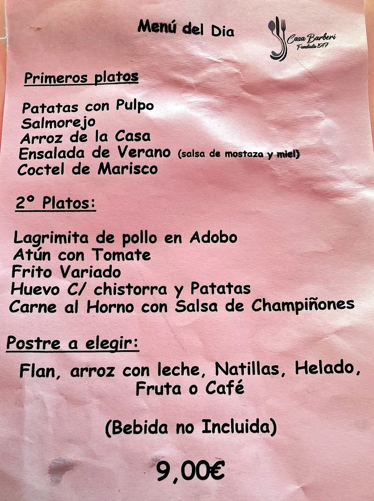 Menu_Restaurante Casa Barberi._Ayamonte_image_1
