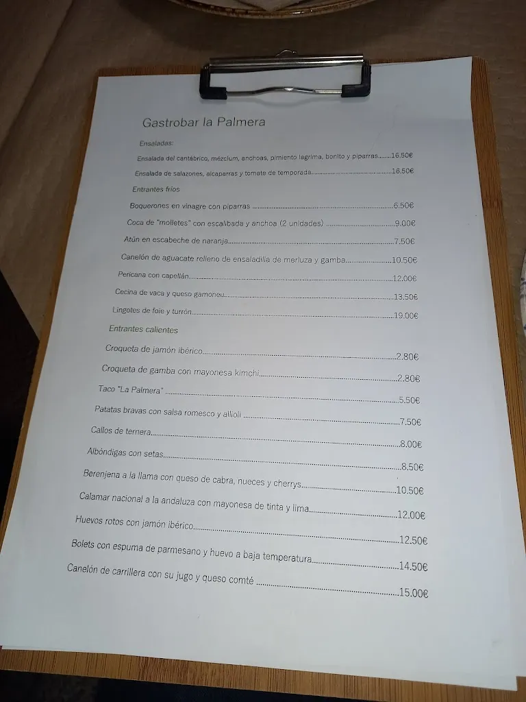Menu_Gastrobar La Palmera_Benillup_image_1