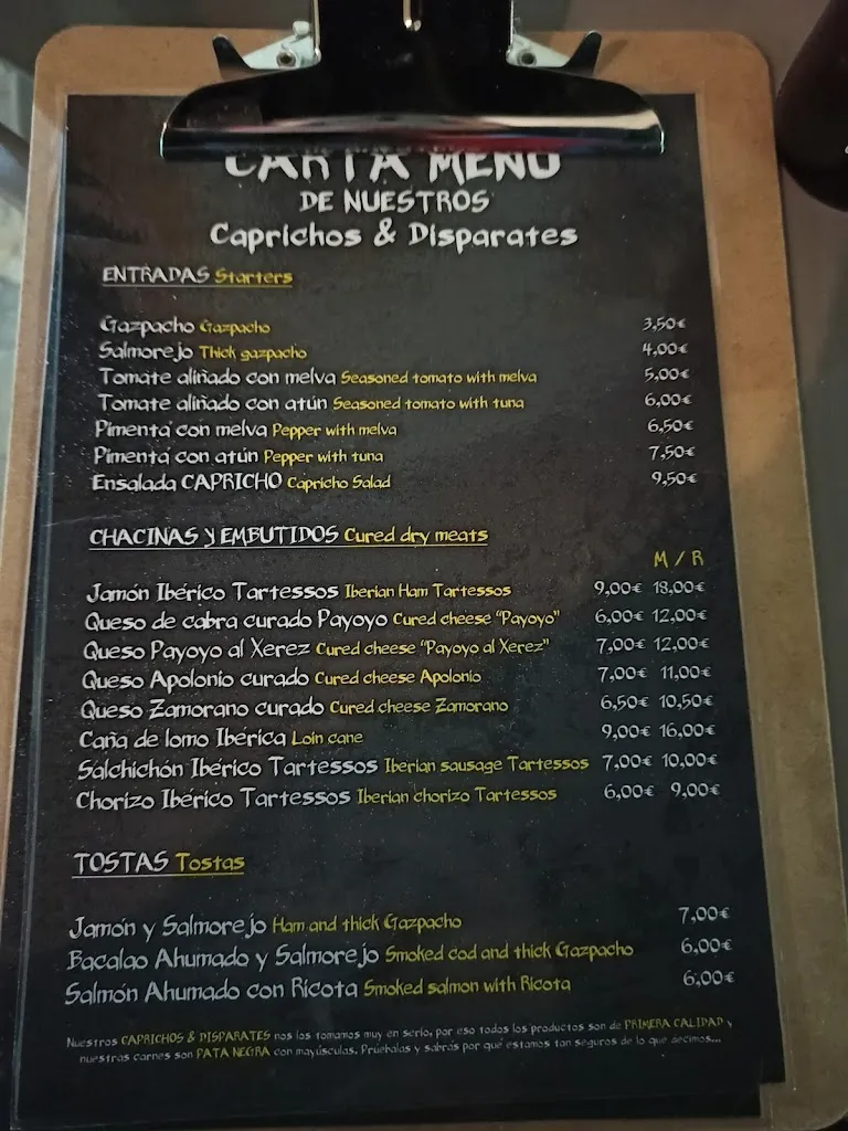 Menu_Restaurante Caprichos & Disparates_Ayamonte_image_4