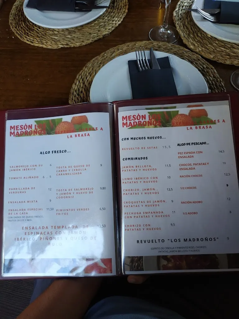 Menu_Mesón Los Madroños_Cortelazor_image_1