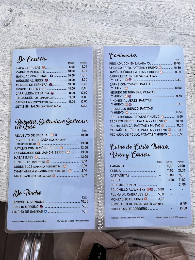 Menu_Restaurante Casa Sirlache_Aracena_image_1