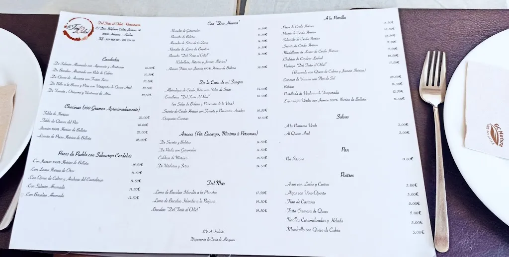 Menu_Del Tinto al Odiel_Aracena_image_1