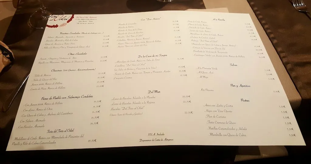 Menu_Del Tinto al Odiel_Aracena_image_2