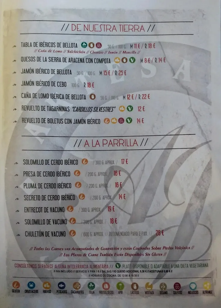 Menu_Restaurante Artesanos Juantxo_Aracena_image_4