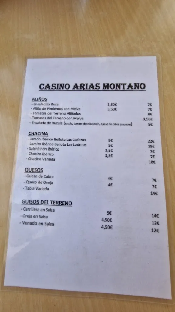 Menu_Restaurante Casino Arias Montano_Aracena_image_3