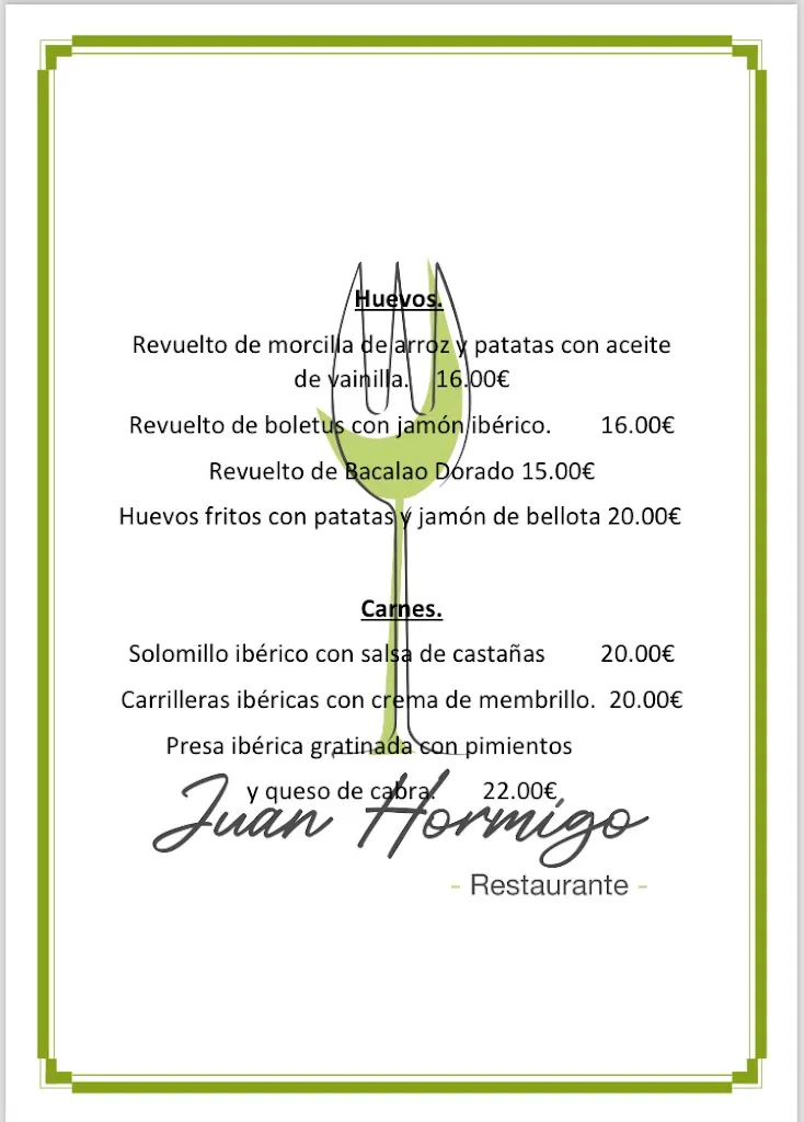 Menu_Restaurante Juan Hormigo Aracena_Aracena_image_3
