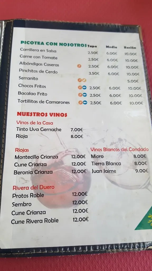 Menu_Bar Restaurante Los Olivos_Aracena_image_1