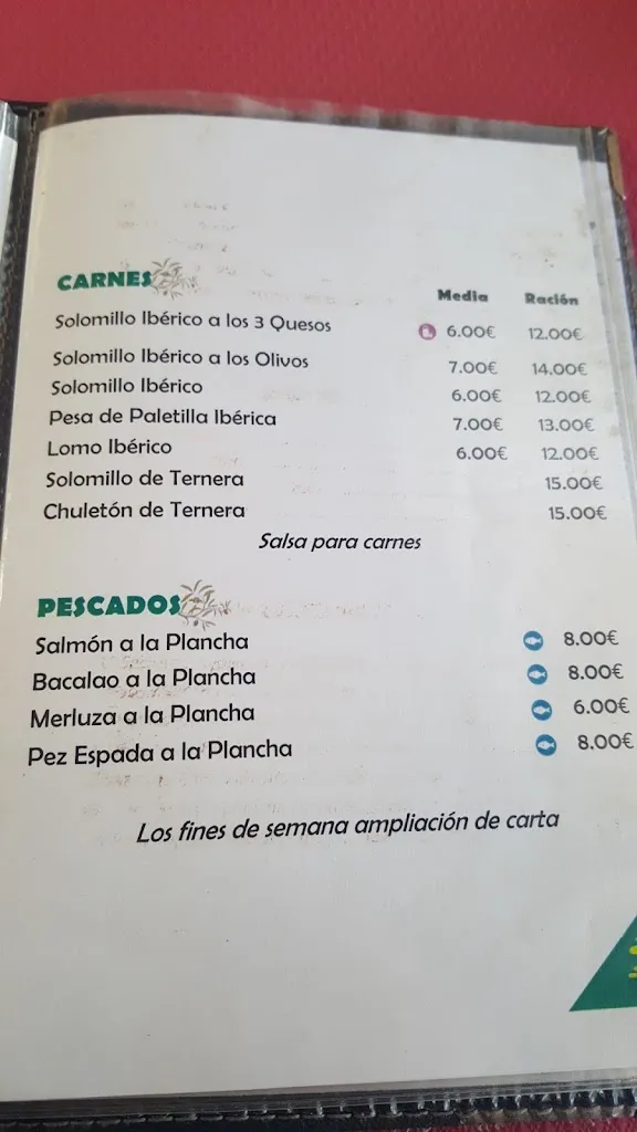 Menu_Bar Restaurante Los Olivos_Aracena_image_2
