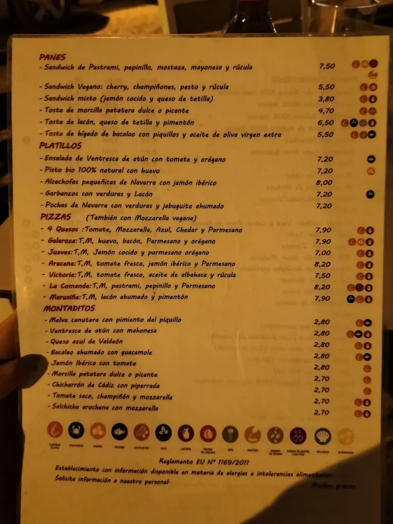 Menu_Bar La Comanda_Aracena_immagine_1