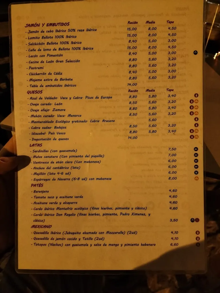 Menu_Bar La Comanda_Aracena_immagine_2