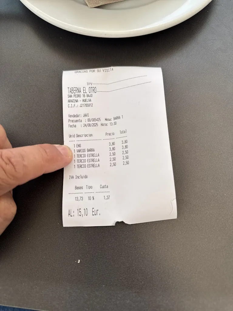 miguel garcia_Restaurante El Otro_Aracena_review