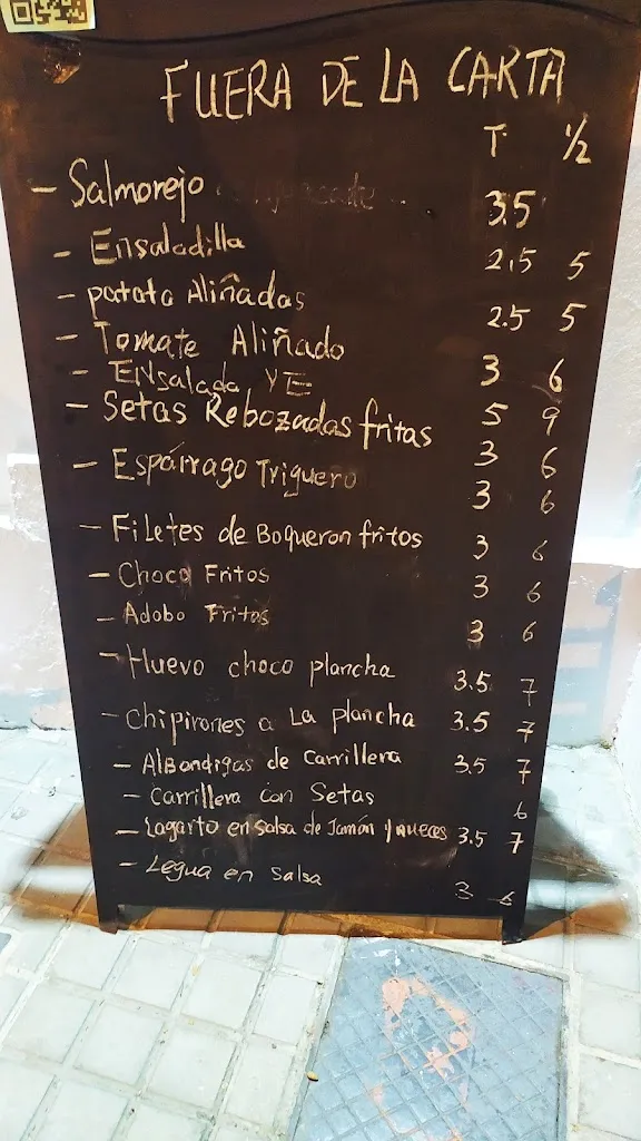 Menu_La Ruta Bar & Restaurante_Aracena_image_1