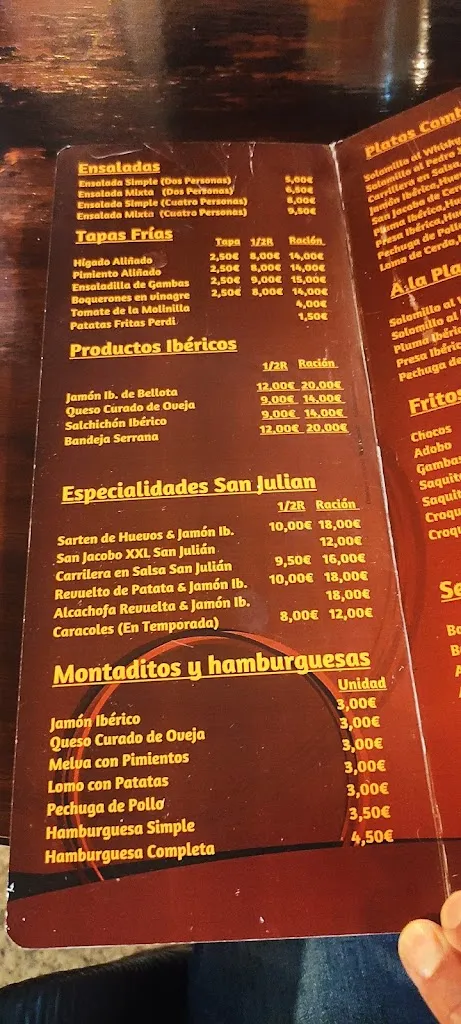 Menu_Meson San Julian_Aracena_image_4