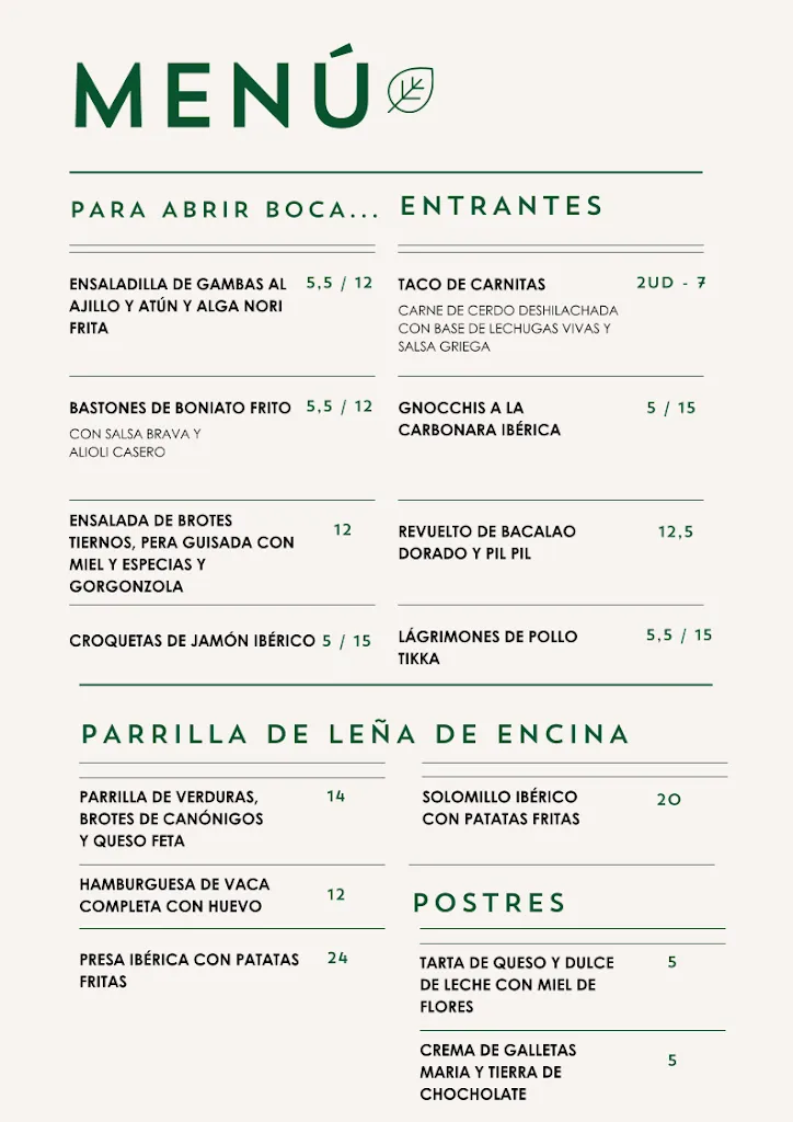 Menu_El Sitio tapas y vinos_Aracena_image_1