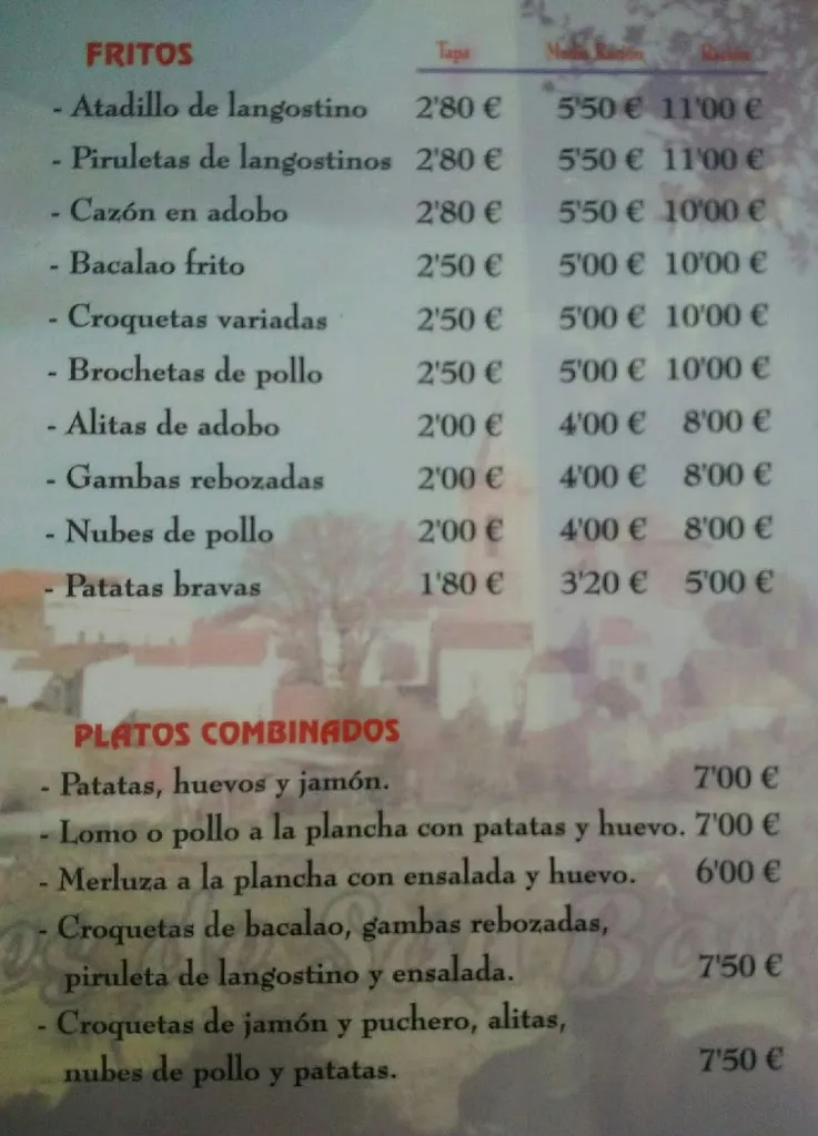 Menu_Bar Perico_Cumbres de San Bartolomé_immagine_3