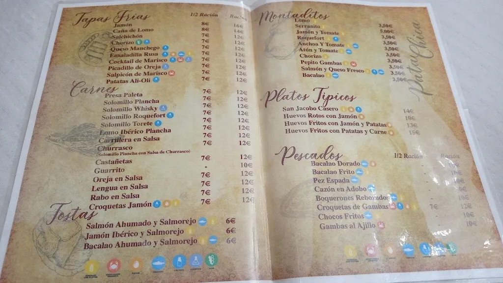 Menu_Restaurante Pata Chica_Cumbres de San Bartolomé_image_2