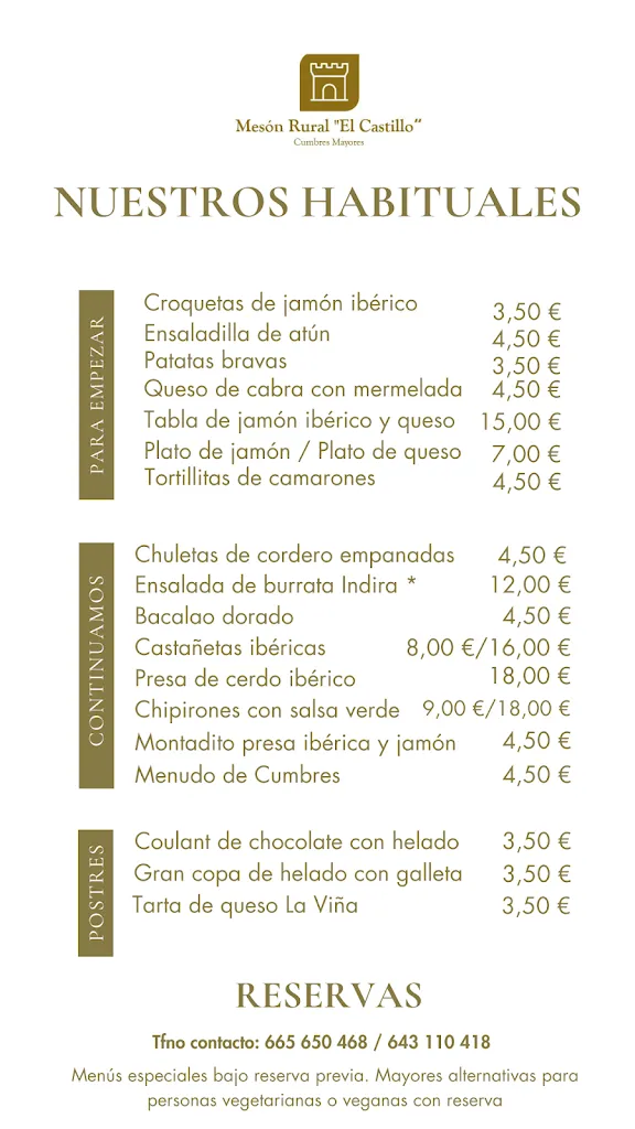 Menu_Mesón Rural 