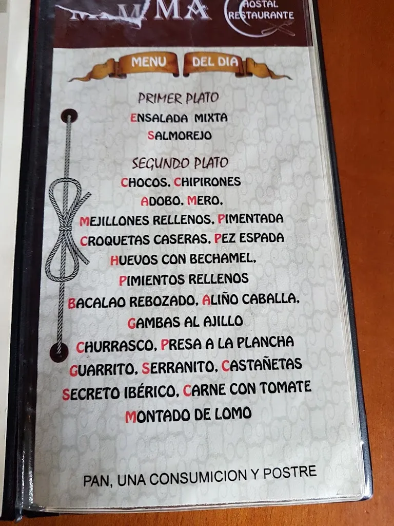Menu_Bar MAYMA_Cumbres de San Bartolomé_image_1