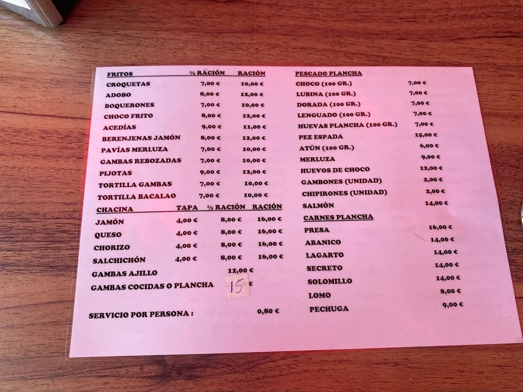 Menu_Bar Cumbres_Cumbres de Enmedio_immagine_2