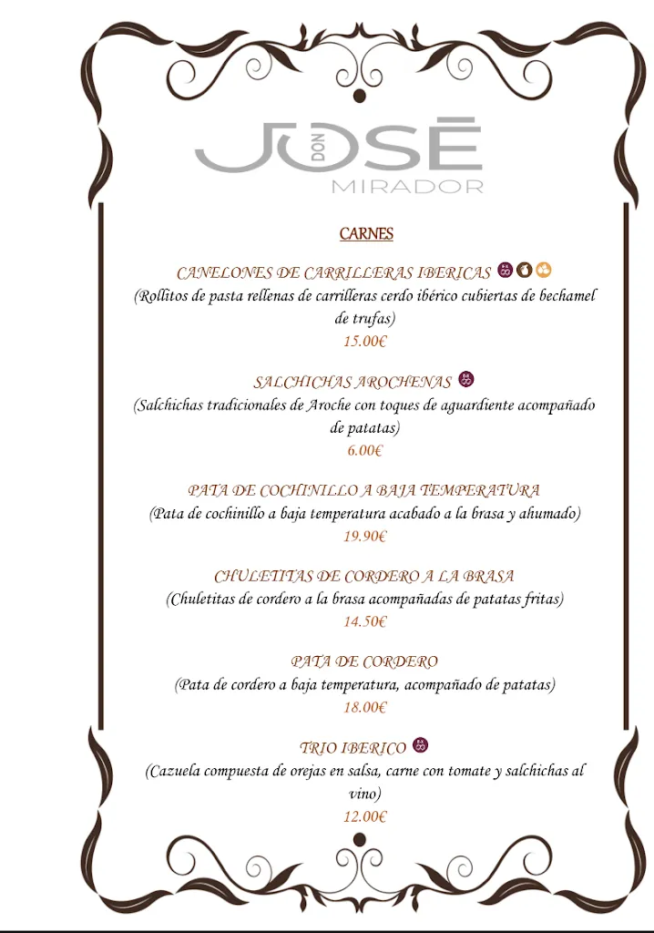 Menu_MIRADOR DON JOSÉ_Cortegana_image_2