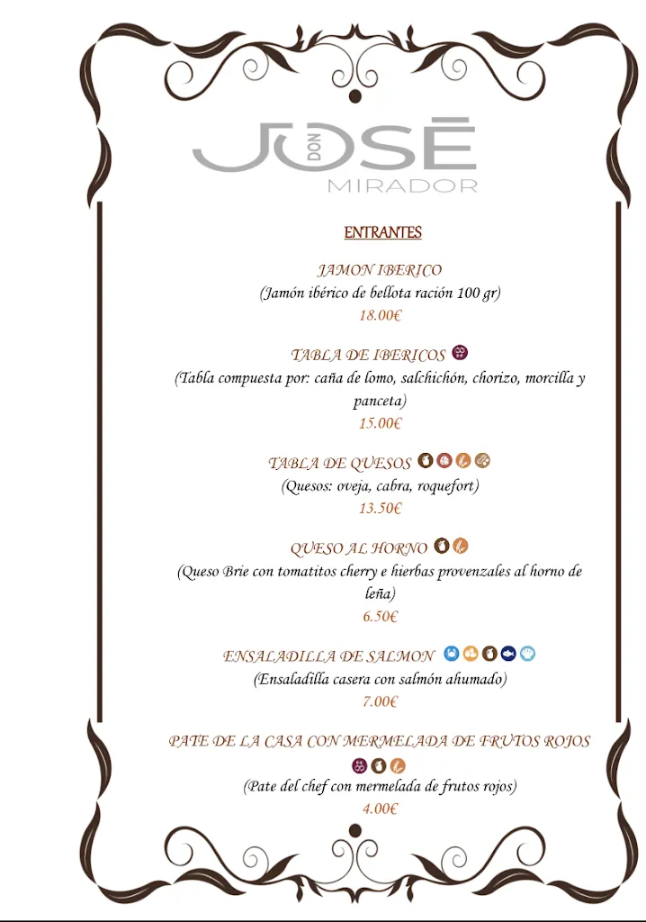 Menu_MIRADOR DON JOSÉ_Cortegana_image_4