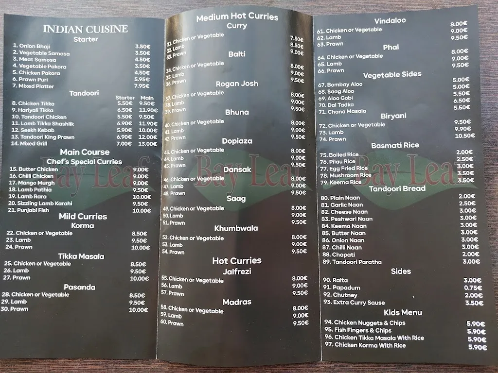 Menu_BAYLEAF RESTAURANTE_Benimarfull_immagine_1