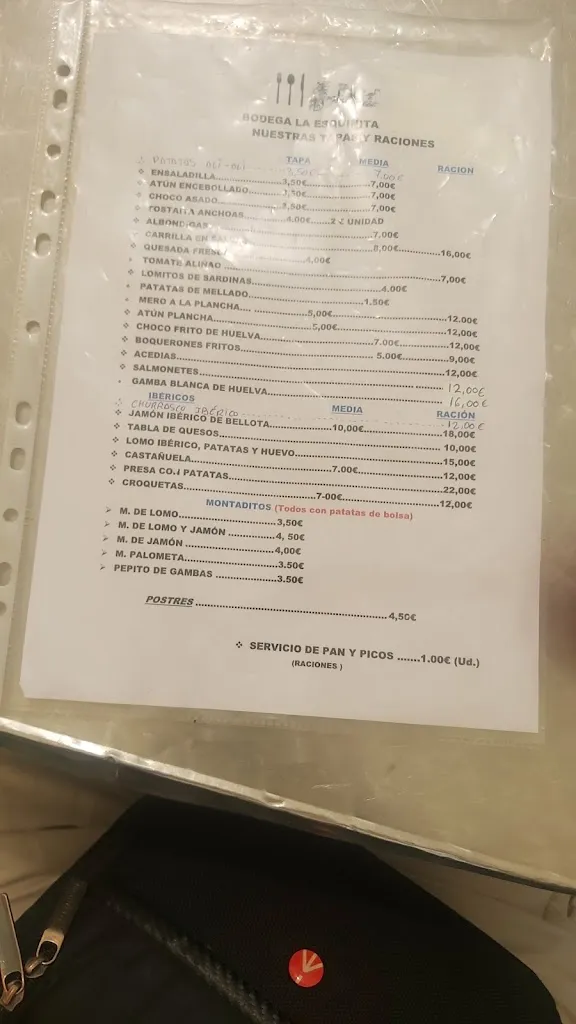 Menu_Bodega La Esquinita_Cortegana_image_3