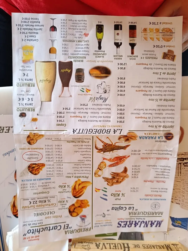 Menu_Restaurante Manjares de Huelva Y Andalucia_Cartaya_image_2