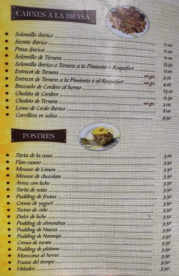 Menü_Bodega La Parada_Cartaya_Bild_1