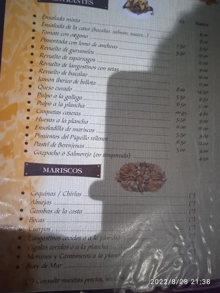 Menü_Bodega La Parada_Cartaya_Bild_4