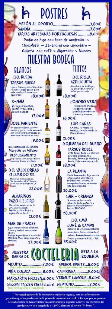 Menu_Chiringuito Larena_Cartaya_image_4