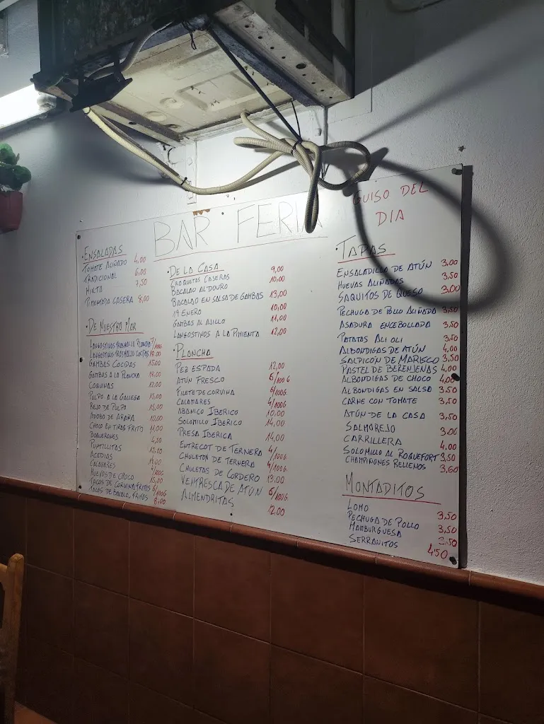 Menu_Bar Feria_Cartaya_immagine_1