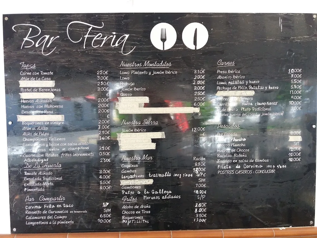 Menu_Bar Feria_Cartaya_immagine_2