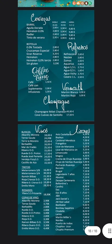 Menu_Marisquería Moreno_Cartaya_image_1