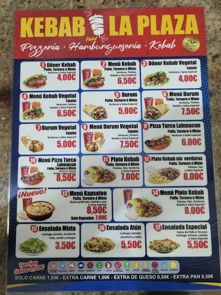 Menu_Kebab La Plaza CARTAYA_Cartaya_image_1