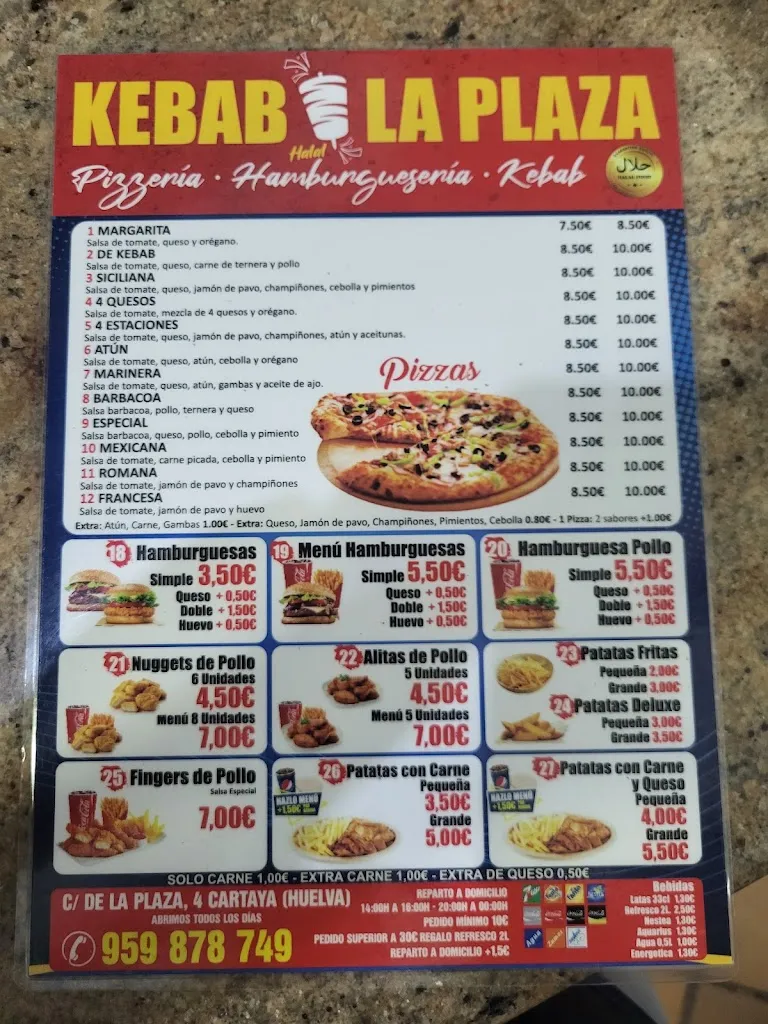 Menu_Kebab La Plaza CARTAYA_Cartaya_image_2