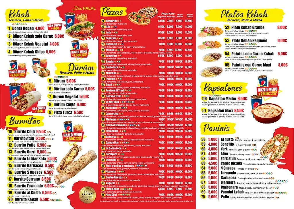 Menu_Pizzería kebab La Mar Sala_Cartaya_image_2
