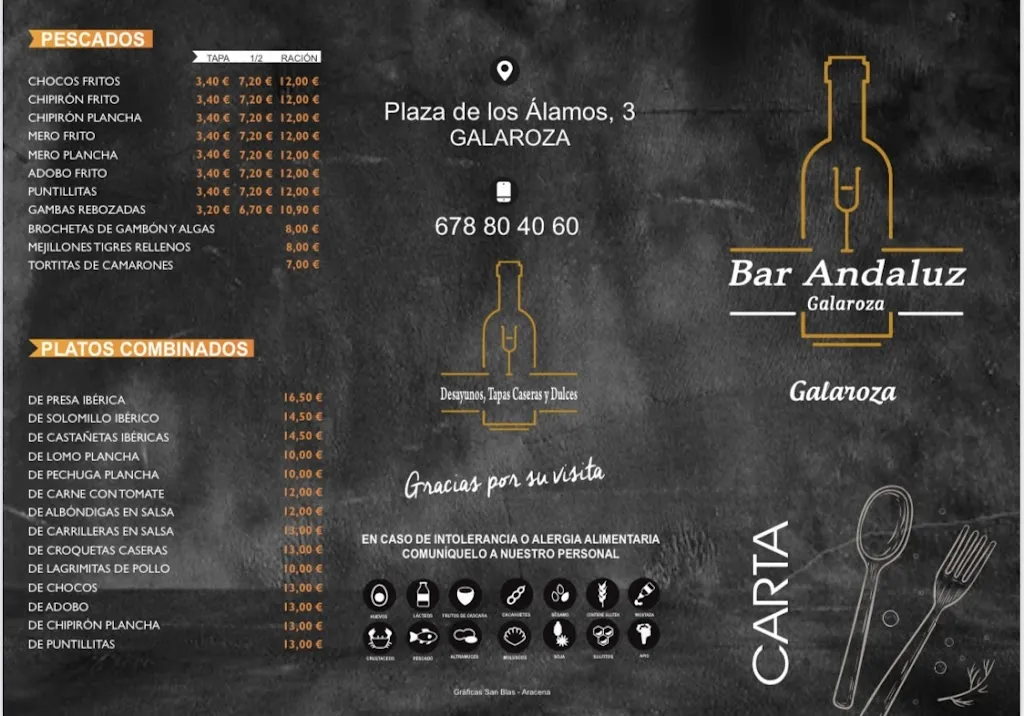 Menu_Cerveceria Bar Andaluz_Galaroza_image_3